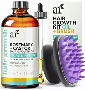 Our Recommended Choice of Manual Hair Massage with Rosemary Oil Kit